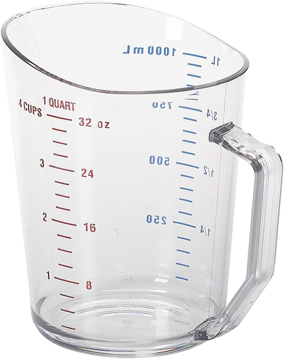 Cambro Measure Cup 1 Quart Clear (100MCCW135) 1-Quart