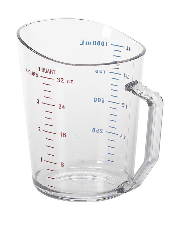 Cambro Measure Cup 1 Quart Clear (100MCCW135) 1-Quart