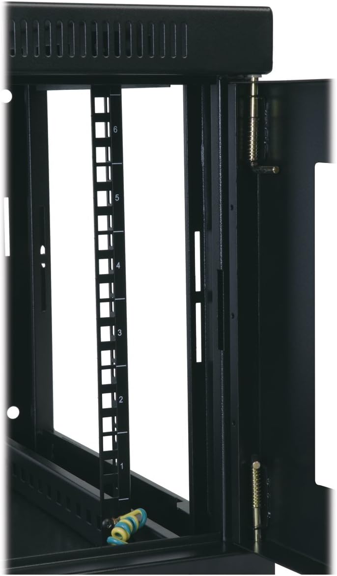 Tripp Lite 6U Wall Mount Rack Enclosure Server Cabinet, Low-Profile, 20.5 inch Switch-Depth, 5-Year Warranty (SRW6UDP)