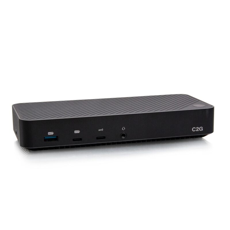 C2G USB-C® 11-in-1 Hybrid DisplayLink and DP Alt Mode Triple 4K Docking Station with HDMI®, DisplayPort™, Ethernet, USB