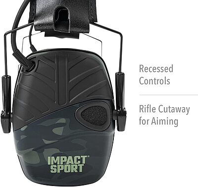 Howard Leight by Honeywell Impact Sport Sound Amplification Electronic Earmuff