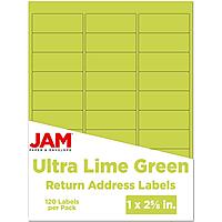 JAM PAPER Mailing Address Labels - Self-Adhesive Rectangular