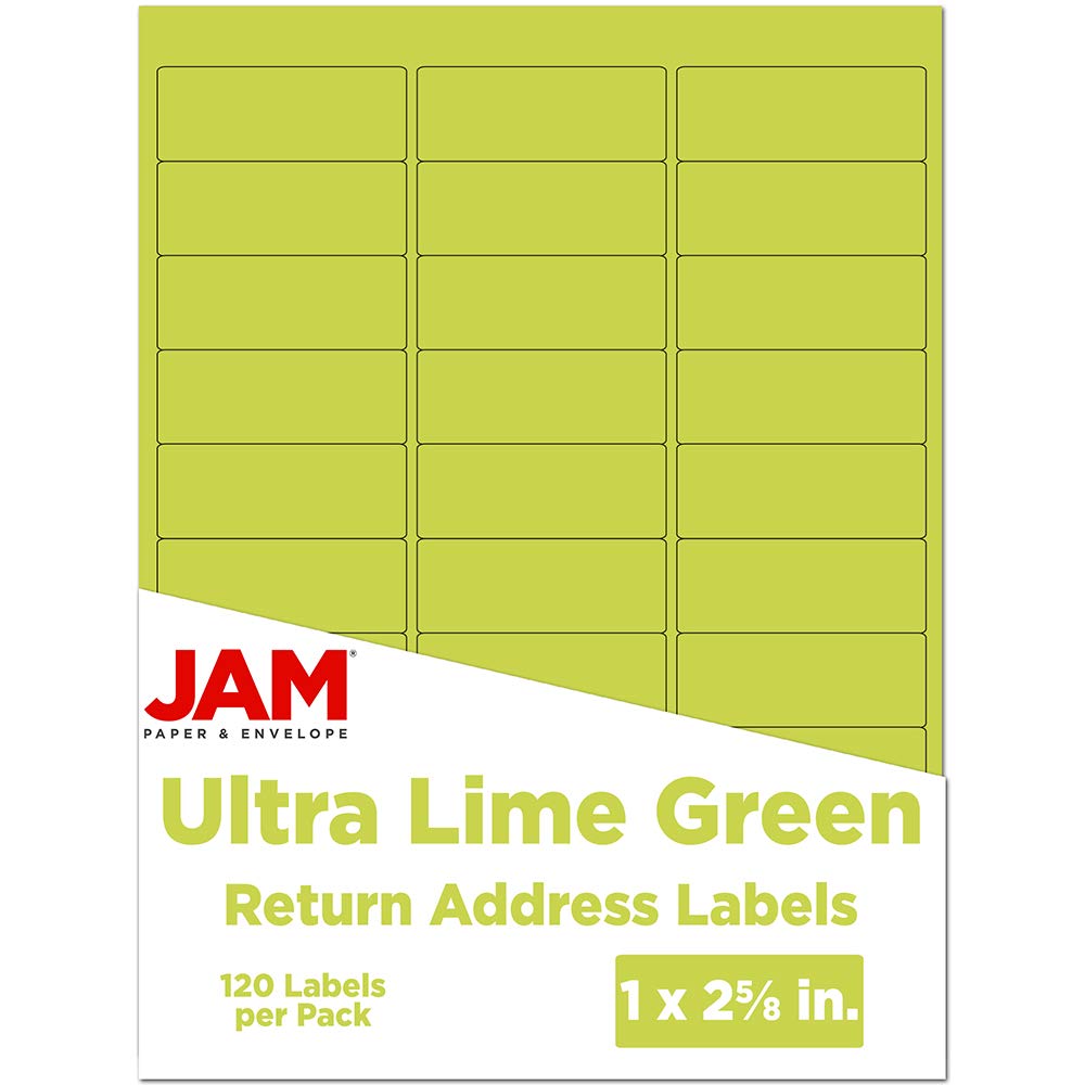 JAM PAPER Mailing Address Labels - Self-Adhesive Rectangular