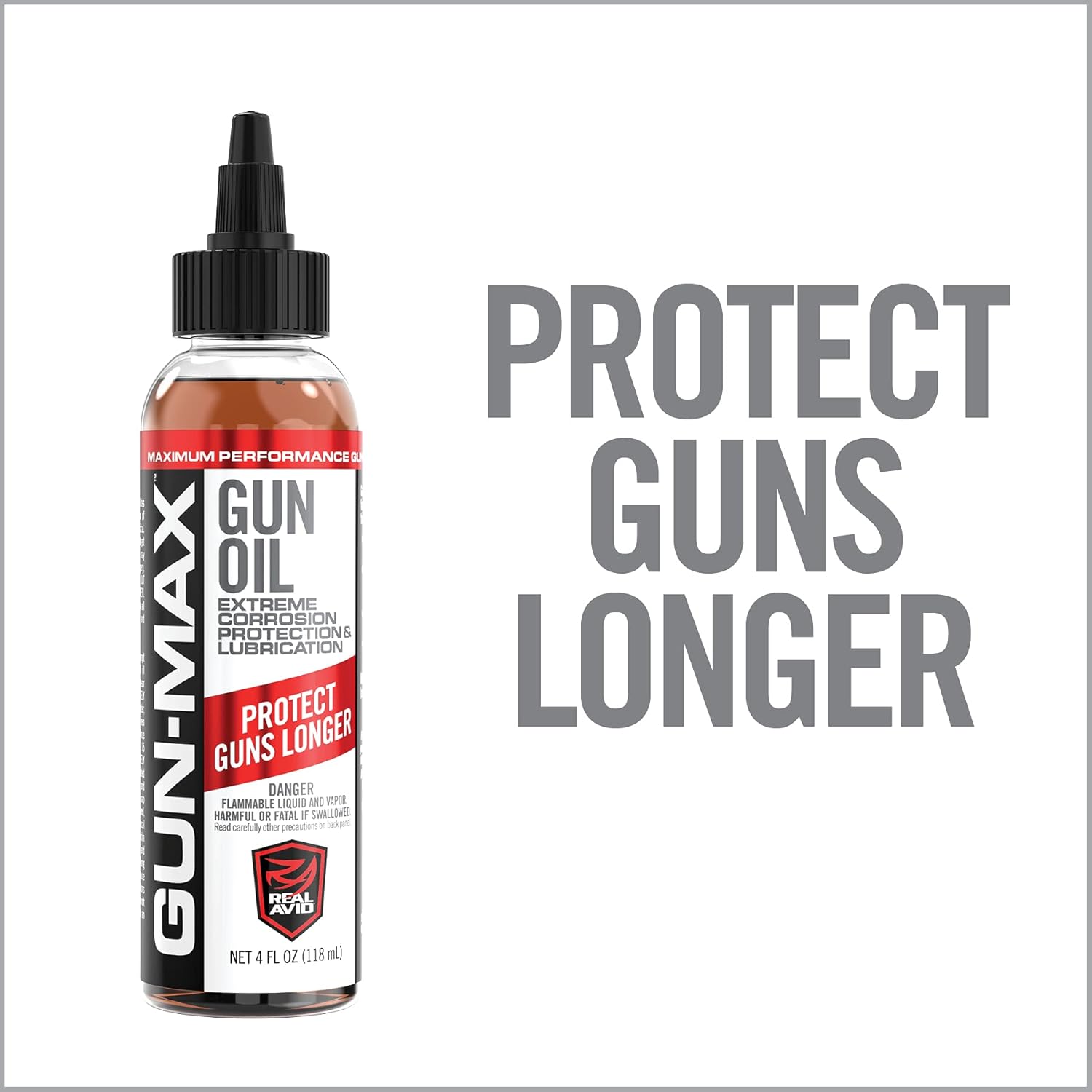 REAL AVID Gun Max Gun Oil All-in-One Shooter Lube & Rust Protectant
