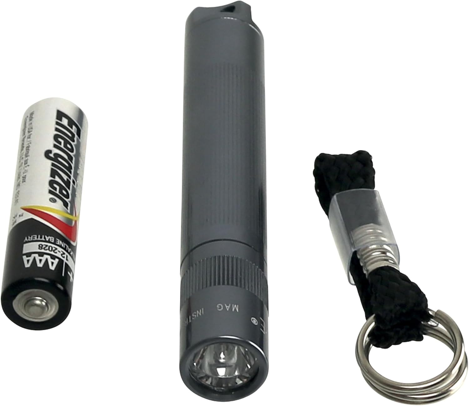 Maglite Solitaire Incandescent 1-Cell AAA Flashlight in Presentation Box Gray
