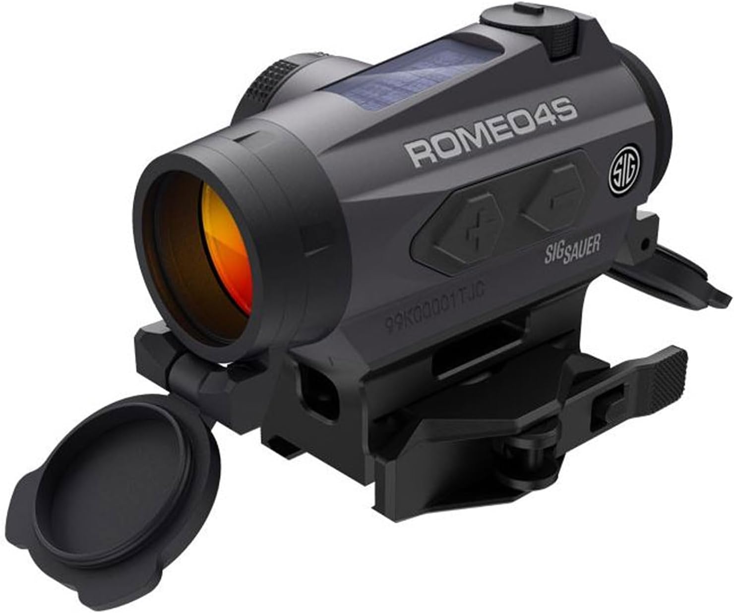 Sig Sauer ROMEO4S 1x 20 mm Tactical Solar Powered Shooting Targeting Waterproof Closed Red Dot Sight 1 MOA Ballistic Circle