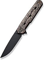 WEKNIFE Navo Flipper Knife Carbon Fiber Handle (3.25  CPM 20CV Blade) WE22026-5