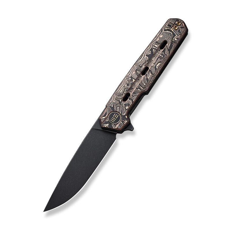 WEKNIFE Navo Flipper Knife Carbon Fiber Handle (3.25  CPM 20CV Blade) WE22026-5
