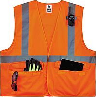 ERGODYNE GloWear 8225 Class 2 High-Visibility Safety Vest
