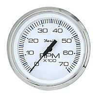 Faria 33817 Chesapeake Stainless Steel Tachometer (7000 RPM) - 4" , White