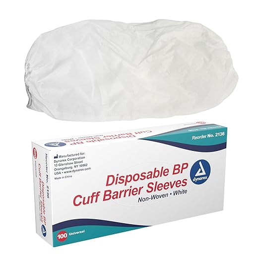 Hopkins® Blood Pressure Cuff Barrier Sleeve, Universal, Nonwoven