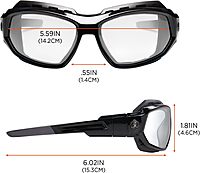 Ergodyne Skullerz LOKI Convertible Safety Glasses/Goggles