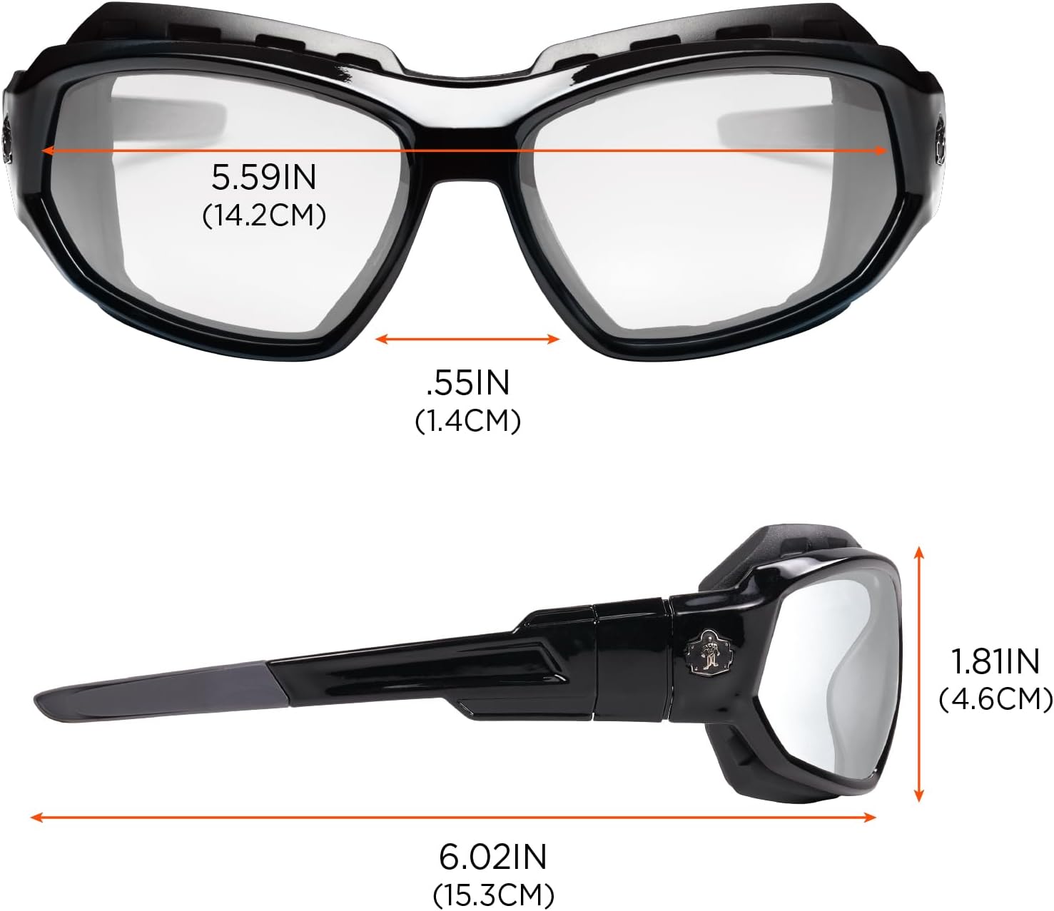 Ergodyne Skullerz LOKI Convertible Safety Glasses/Goggles