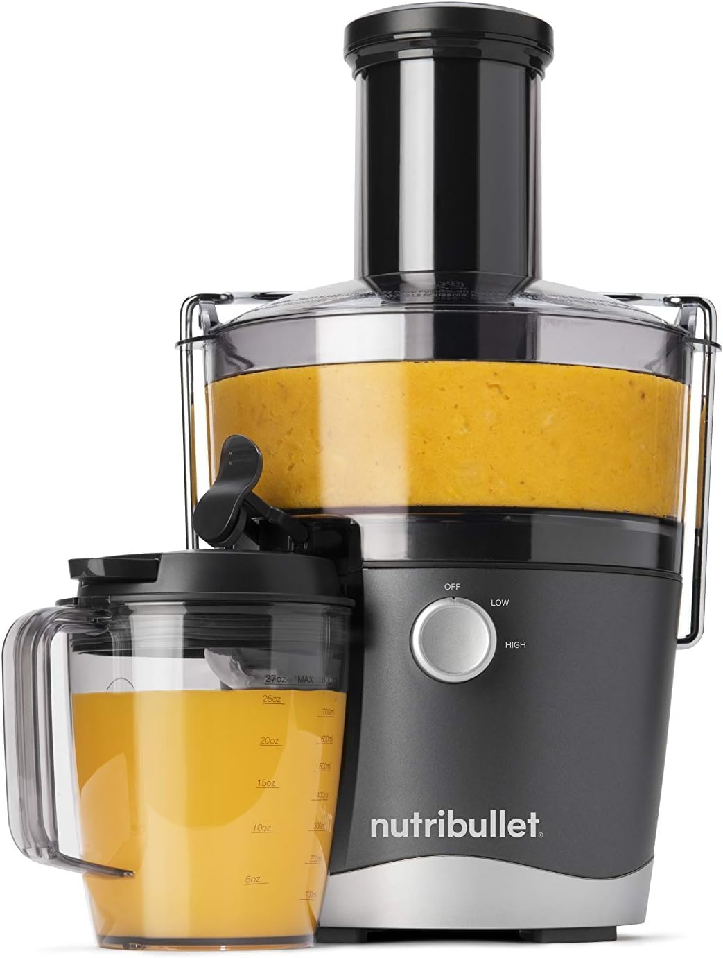 NutriBullet Juicer Centrifugal Juicer Machine for Fruit, Vegetables, and Food Prep, 27 Ounces/1.5 Liters, 800 Watts