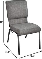 FLASH FURNITURE Advantage Stackable Church Chair