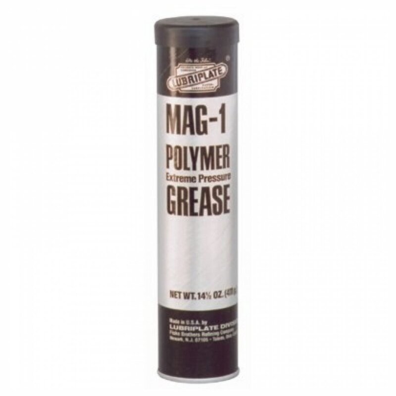 Lubriplate Lithium Polymer Grease, MAG-1 Off-White, ISO-9001 Registered Quality System, ISO-21469 Compliant, 23 cSt, Multi-Purpose, Pack of 10, 14 oz, Anti-Friction, Prevent Corrosion