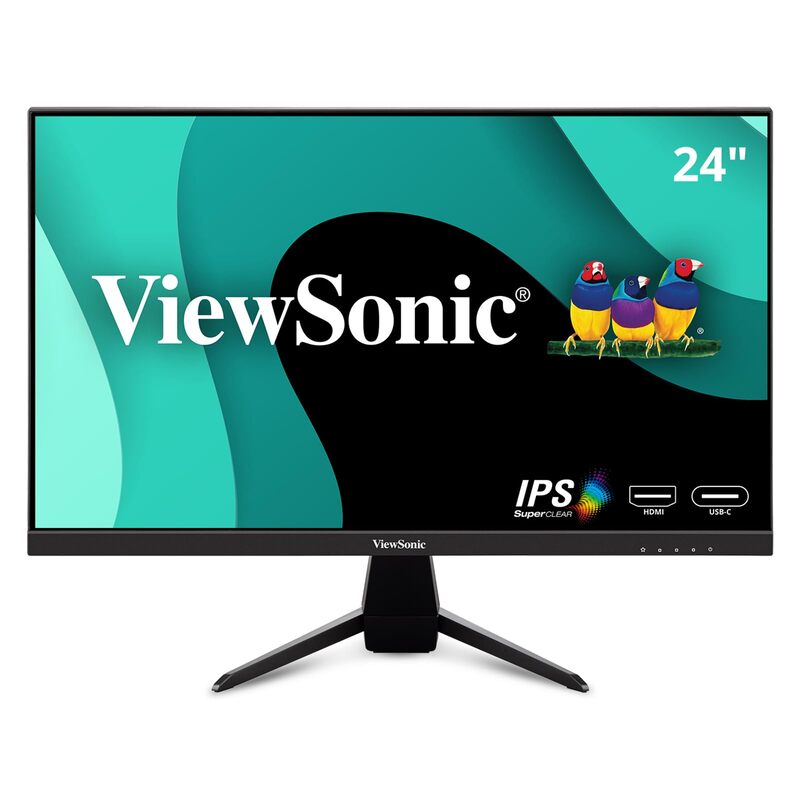 ViewSonic VX Series IPS Monitors with 65W USB-C and Ultra-Thin Bezels