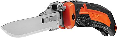 Gerber Vital Big Game Folder - Tool-less Exchangeable Blade Hunting Knife w/ Sheath [31-003053],orange