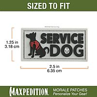 MAXPEDITION Service Dog 3D PVC Morale Patch