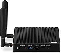 ViewSonic VBS200-A ViewBoard Smart AV Controller for Monitors, Projectors, and Displays Compatible with RS232C with vCast License, HDMI, USB, and Mini DP Inputs