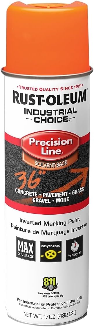 Rust-Oleum Industrial Choice M1600/M1800 Precision Line Inverted Marking Paint