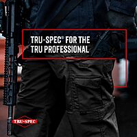 TRU-SPEC 24-7 Original Tactical Pants for Men - Water-Resistant Cargo Work Pants with Concealed Carry and Knee Pad Openings - Brown