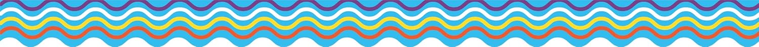 Barker Creek Double-Sided Scalloped Edge Border 2-Pack, Moroccan, Trim Out Bulletin Boards and Create Colorful Displays