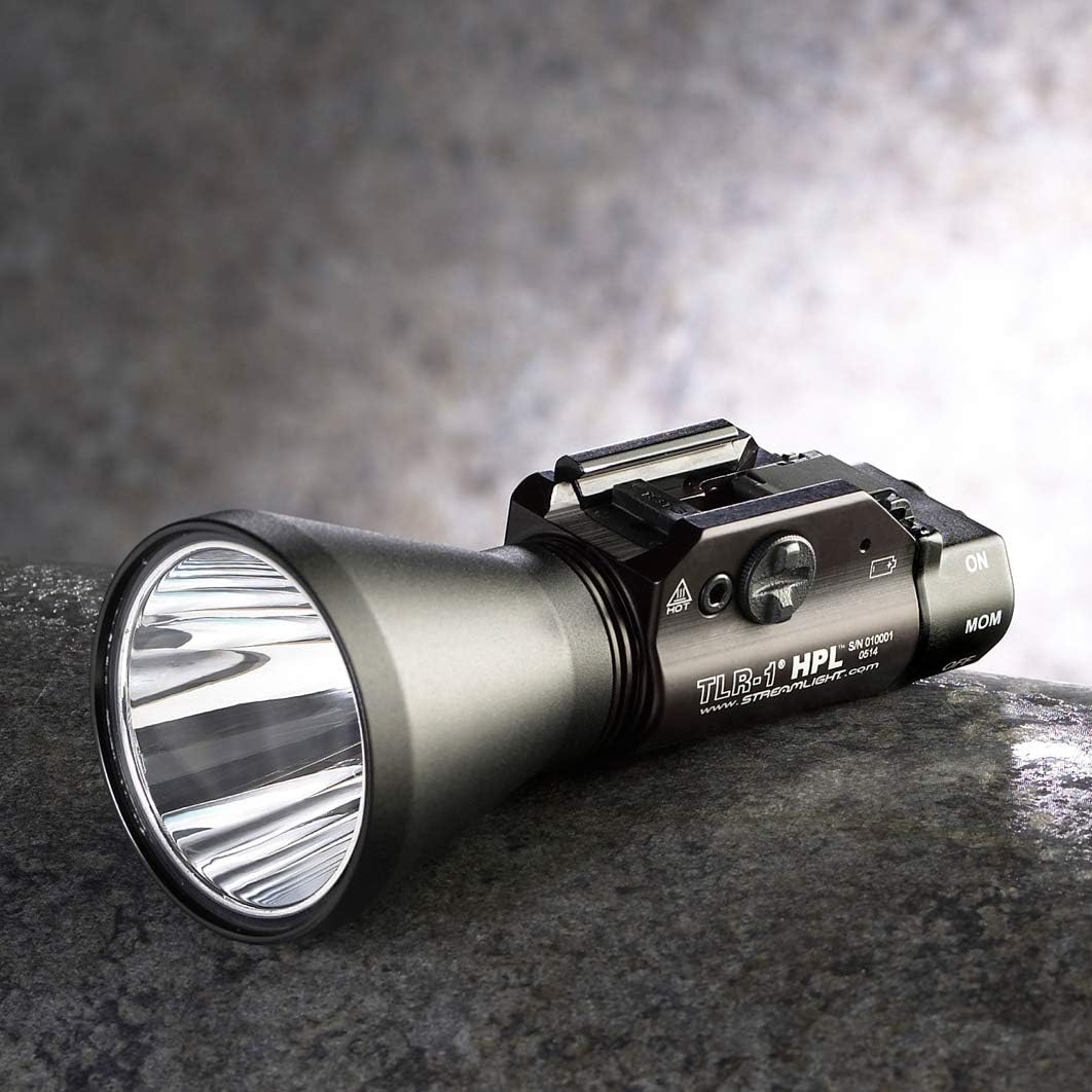 Streamlight 69219 TLR-1 HPL 1000-Lumen Long-Range Rail Mounted Weapon Light Featuring Strobe with Long Gun Kit