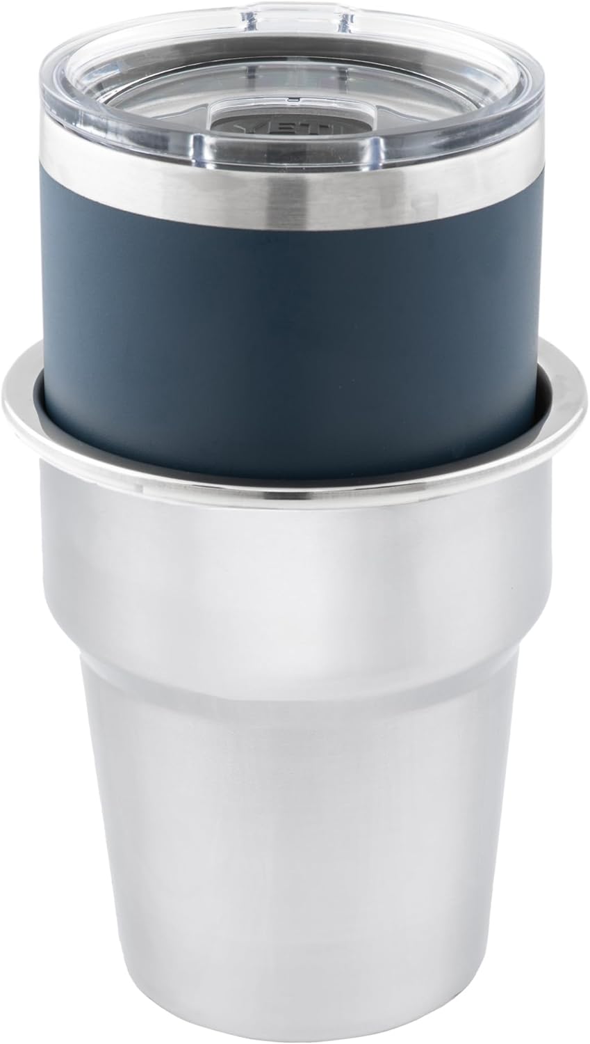 Whitecap Extra Large Stainless Steel Flush Cupholder