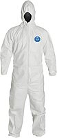 DuPont Tyvek 400 TY127S Disposable Protective Coverall with Respirator-Fit Hood