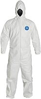 DuPont Tyvek 400 TY127S Disposable Protective Coverall with Respirator-Fit Hood