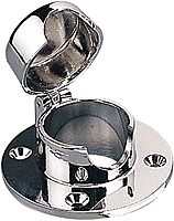 Sea Dog Line Chrome Brass Hinged Chain Deck Pipe Maximum Rope 1 in.