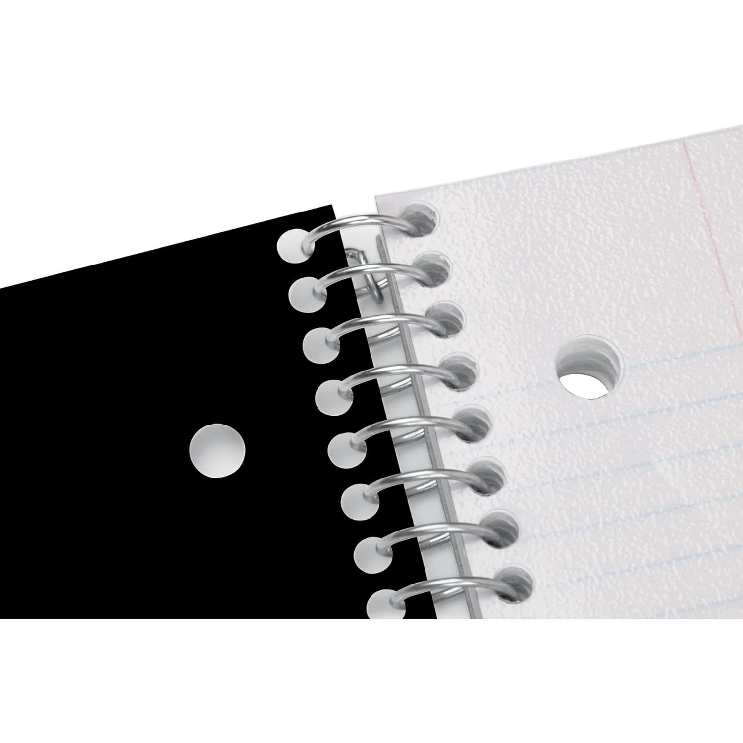 Office Depot® Brand Stellar Poly Notebook, 8-1/2" x 11", 5 Subject, College Ruled, 200 Sheets, Black