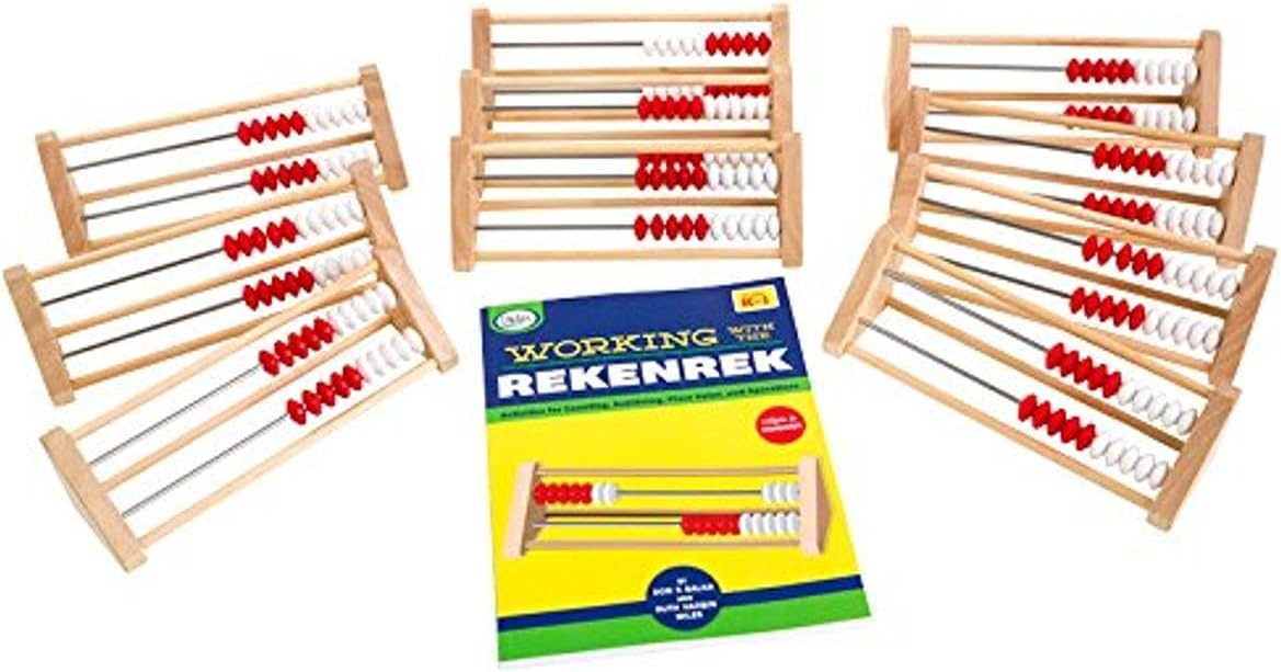 Didax 11-Piece 20-Bead Rekenrek Set, Grades K-1