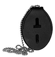PERFECT FIT SHIELD WALLETS Oval Belt Clip with Pocket and Chain