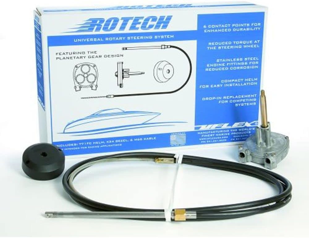 UFlex M66 13' Fast Connect Rotary Steering Cable Universal