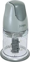 Ninja QB900B Master Prep Food Processor Blender with 48 oz Pitcher & 16 oz Chopping Bowl, Perfect for Frozen Blending & Chopping, 400 Watts, Dishwasher Safe, Countertop, Grey Gray