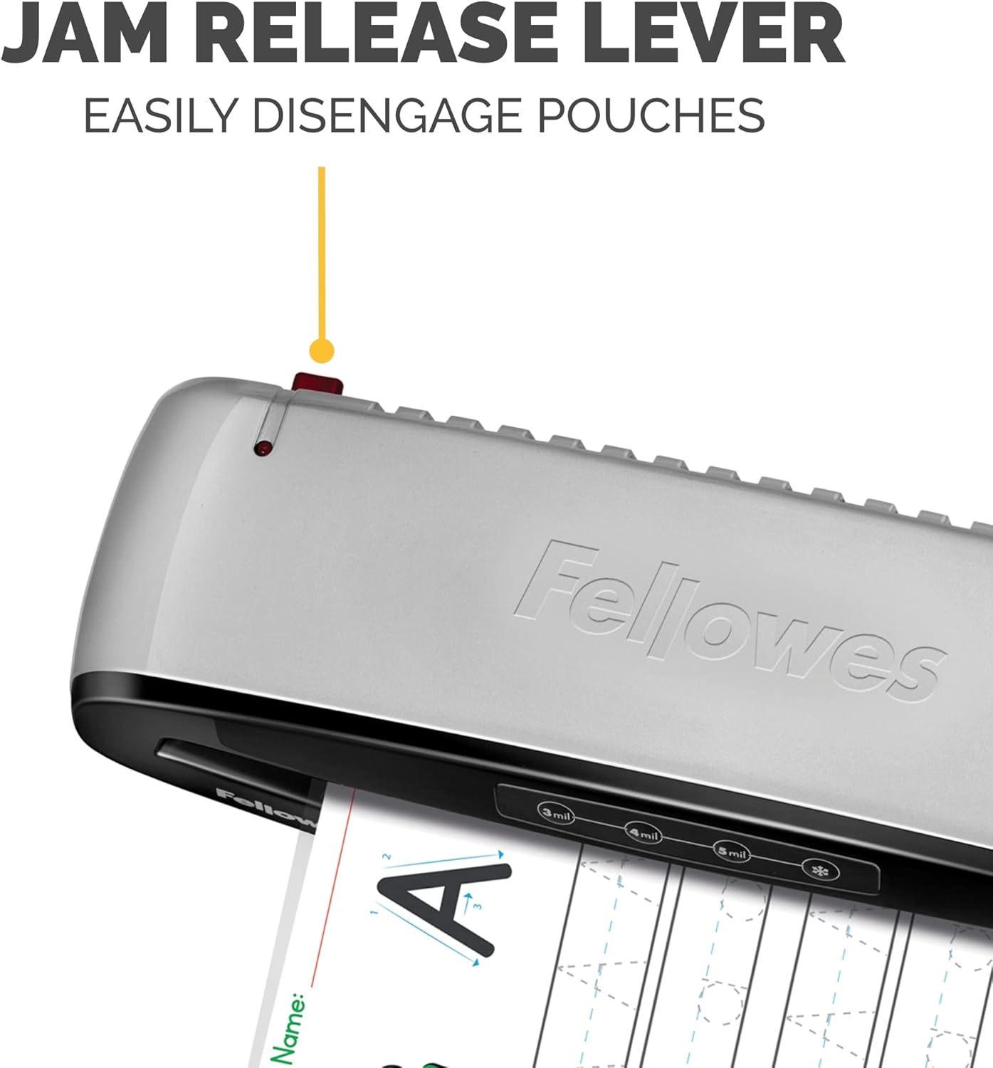 Fellowes Saturn 3i 95 Thermal Laminator Machine for Home or Office with Pouch Starter Kit, 9.5 inch, Fast Warm-Up