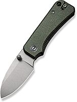 CIVIVI Baby Banter Thumb Stud Knife Micarta Handle (2.34 Nitro-V Blade) C19068SB-1