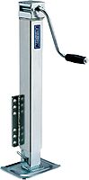 Fulton Bolt-On Square Tube Trailer Jack with Drop Leg and Sidewind Handle