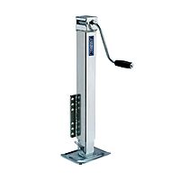 Fulton Bolt-On Square Tube Trailer Jack with Drop Leg and Sidewind Handle