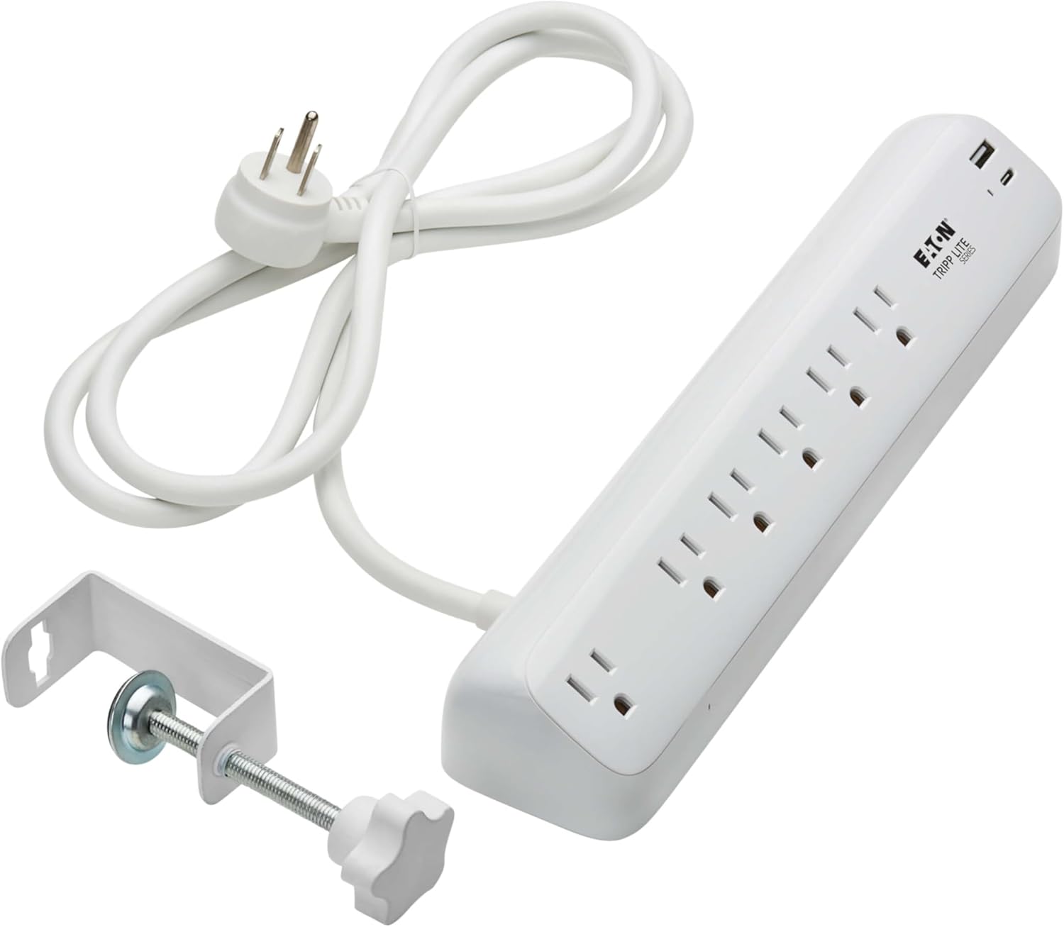 Eaton Tripp Lite Series Desk Clamp Power Strip Surge Protector