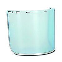 MCR Safety 181640A Polyethylene Terephthalate Aluminum Bound Universal Visor Safety Faceshield, Clear, 8-Inch by 15-1/2-Inch