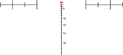 Trijicon ACOG 6 X 48 Scope Dual Illuminated Horseshoe .50 Ballistic Reticle, Red