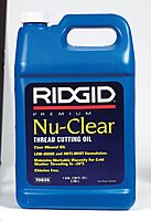 RIDGID 70835 Nu-Clear Thread Cutting Oil, 1 Gal, Halogen, PCB and Chlorine-Free, Designed to Prolong Equipment Life