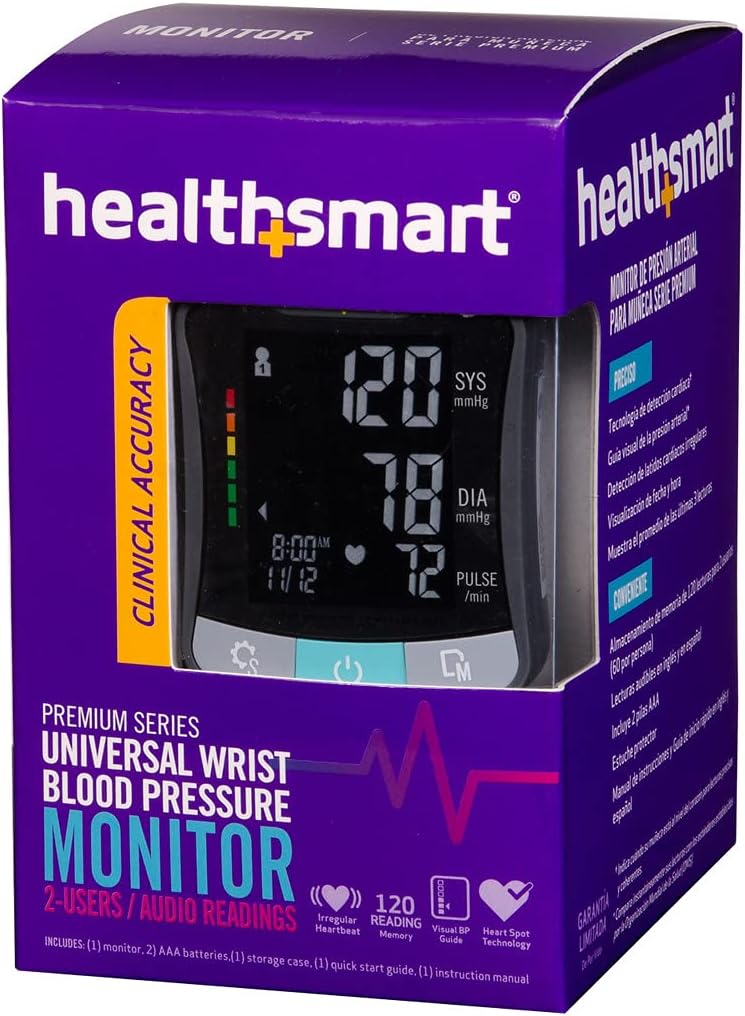 HealthSmart Digital Blood Pressure Monitor (Upper Arm & Wrist)