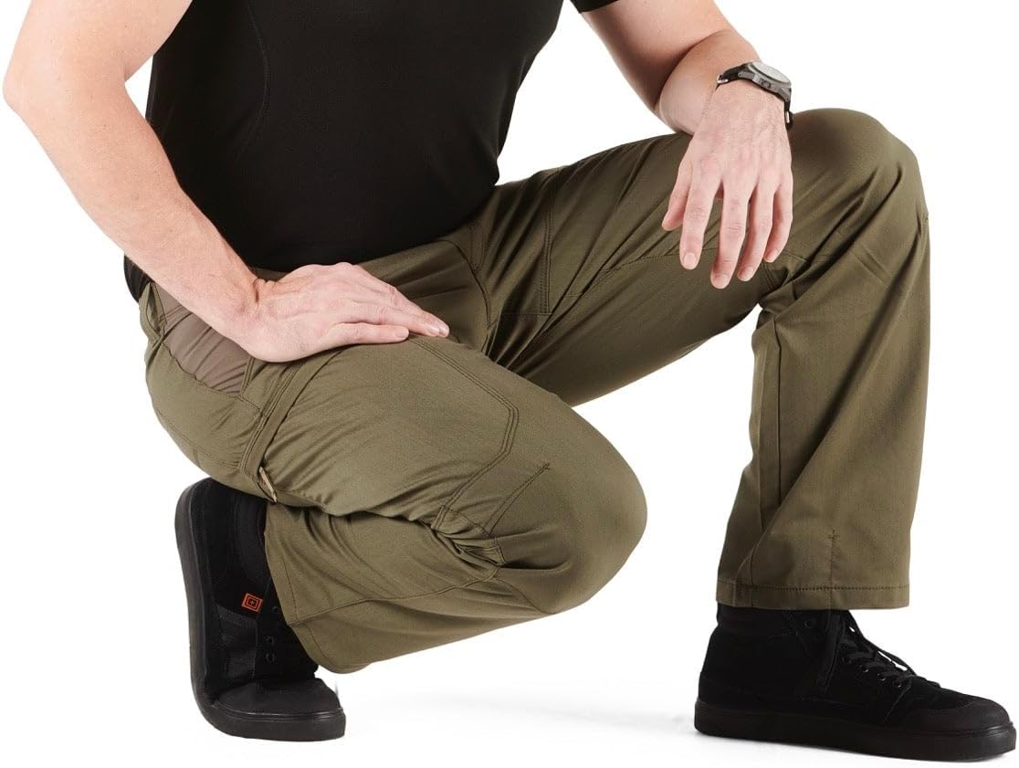 5.11 Tactical Men's Apex Pants, Regular Fit, Gusseted, 10 Pockets, Style 74434ABR