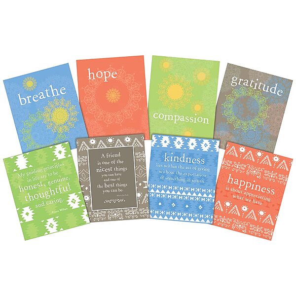 Barker Creek Art Prints Set of 8, Be Kind, Inspirational Art Prints with a Mindfulness Theme, 8" x 10", Suitable for Framing, Set of 8 (4187)