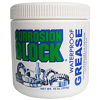 Corrosion Block High Performance Waterproof Grease - 16oz Tub - Non-Hazmat, Non-Flammable & Non-Toxic