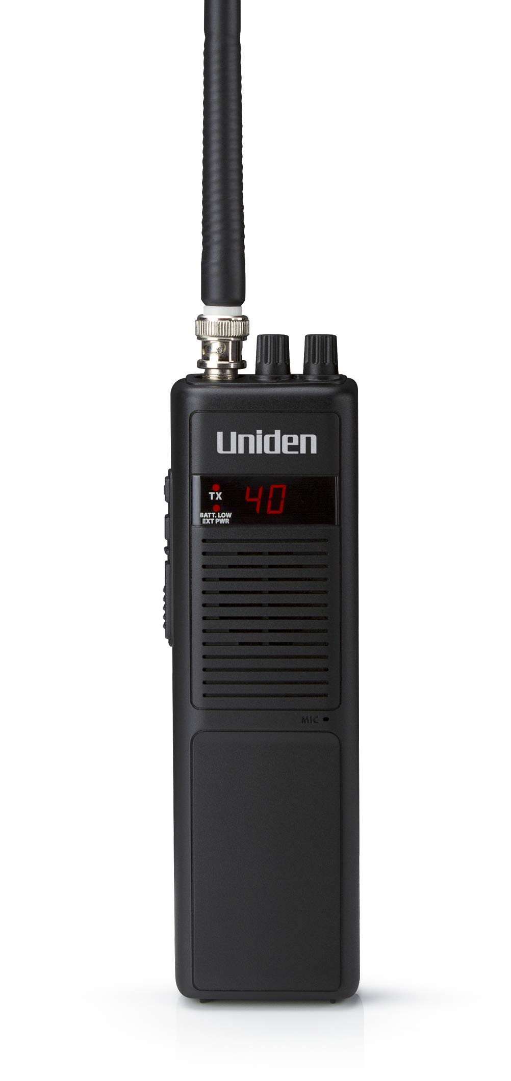 Uniden PRO401HH Professional Series 40 Channel Handheld CB Radio, 4 Watts Power with Hi/Low Power Switch